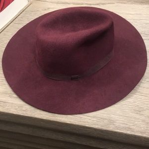 J Crew felt fedora hat